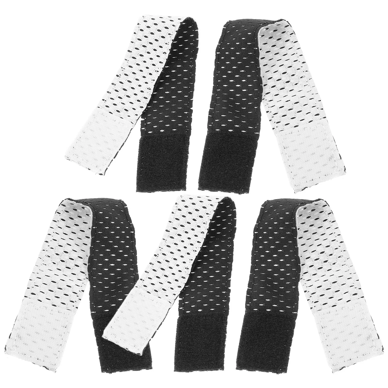 

5Pcs Elastic Sports Sleeve Straps Anti-Slip Sleeve Holders Adjustable Bands for Shirt Sleeves Elastic Band Binding Band