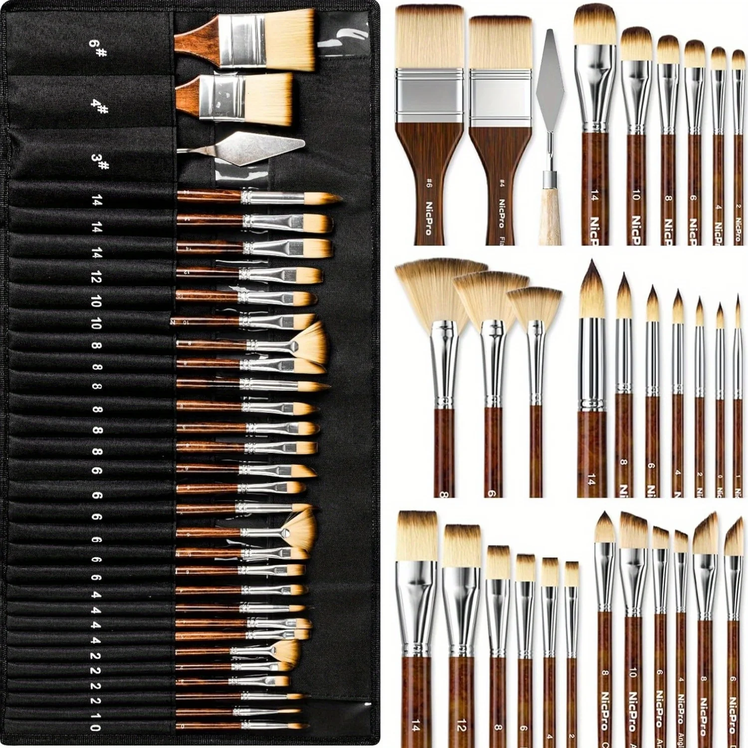 

Сумка-шоппер из холста с текстурой дерева, коричневая, 801 Brushstroke