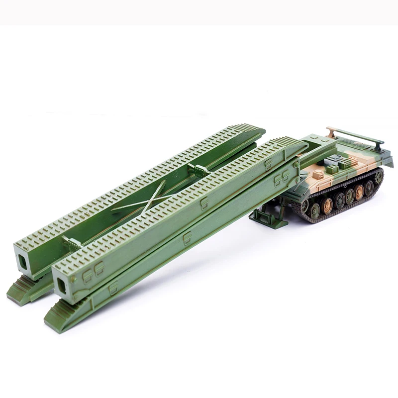 Scale 1/72 GQL410 Heavy Military Impact Bridge Tracked Combat Vehicle 3D Printed Resin Finished Tank Model Collection Toy Gifts