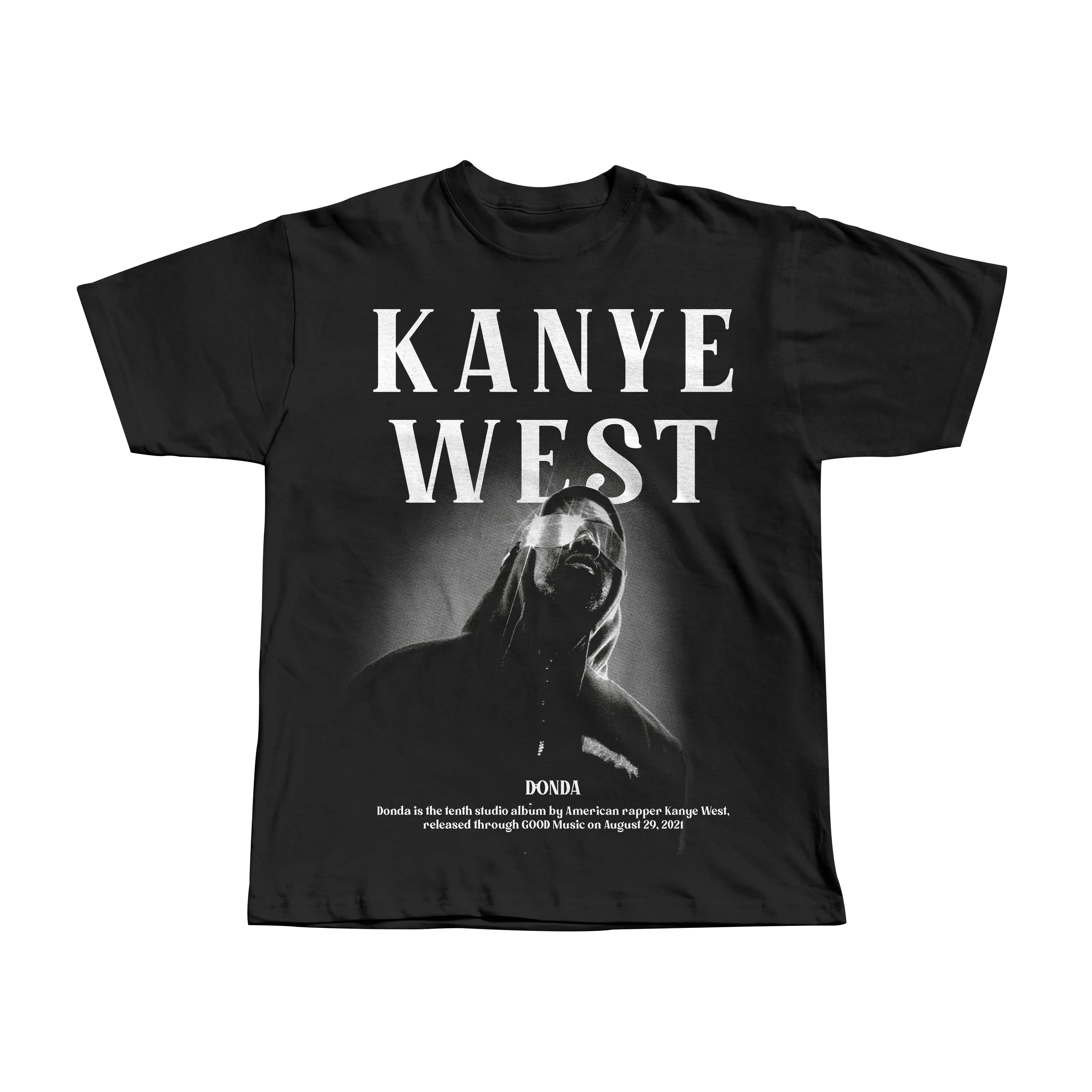 Rap Kanye West Cotton Spoof Top Men Women T-shirt Hip Hop American Oversized Streetwear Casual Clothing Trendy Vintage Retro Tee