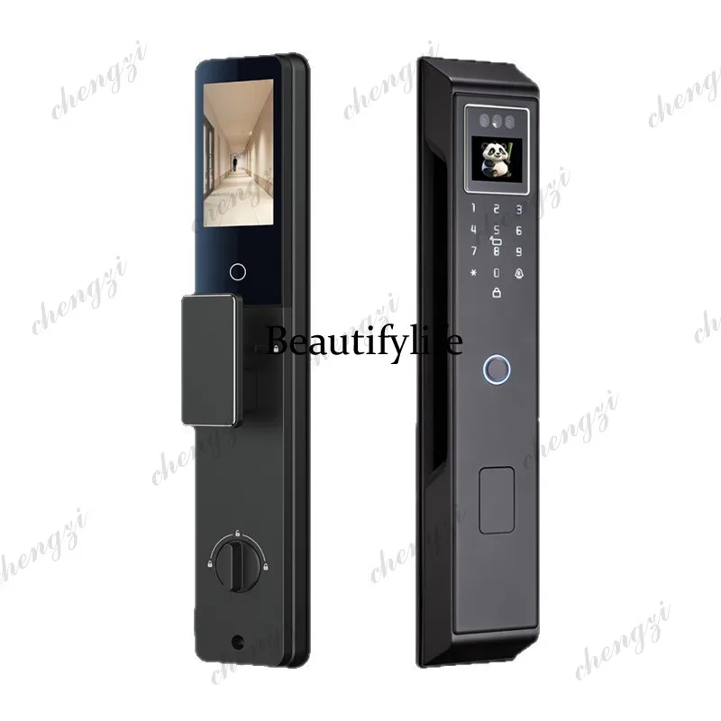 Palmar vein facial recognition Household smart door lock Fingerprint password lock Door electronic lock