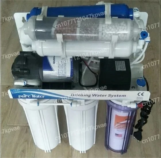 7-Stage Alkaline Mineral Reverse Osmosis Water Purifier, Household RO Filtration System Water Filter
