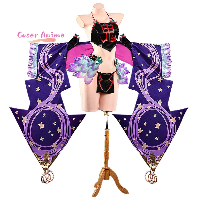 Game Fate/Grand Order Shuten-douji Cosplay Costume Uniform Halloween Party for Women Men Carnival Props view 5