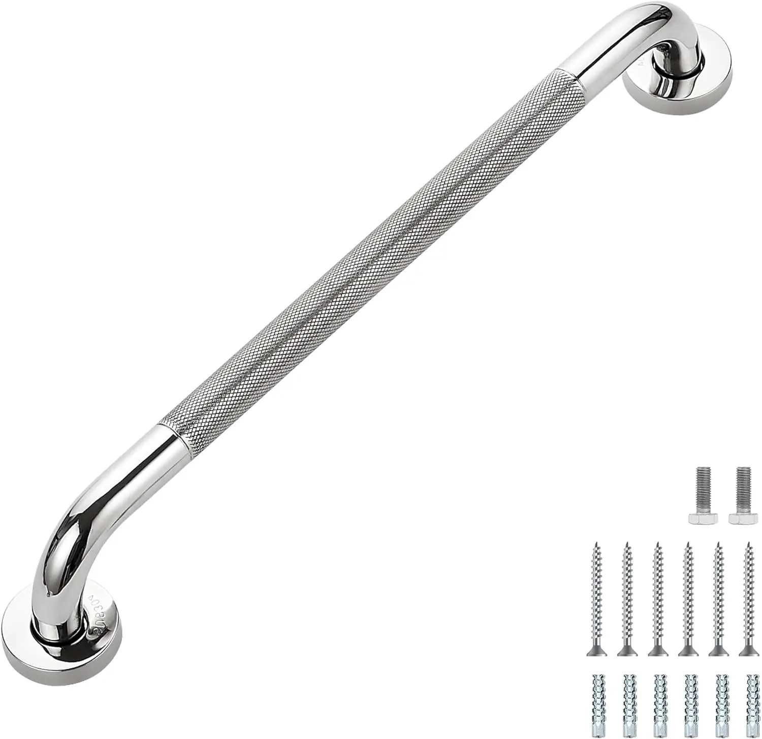 Bars for Shower, 2 Pack 20-Inch Anti Slip Shower Handles for Elderly, Safety Shower Grab Bar