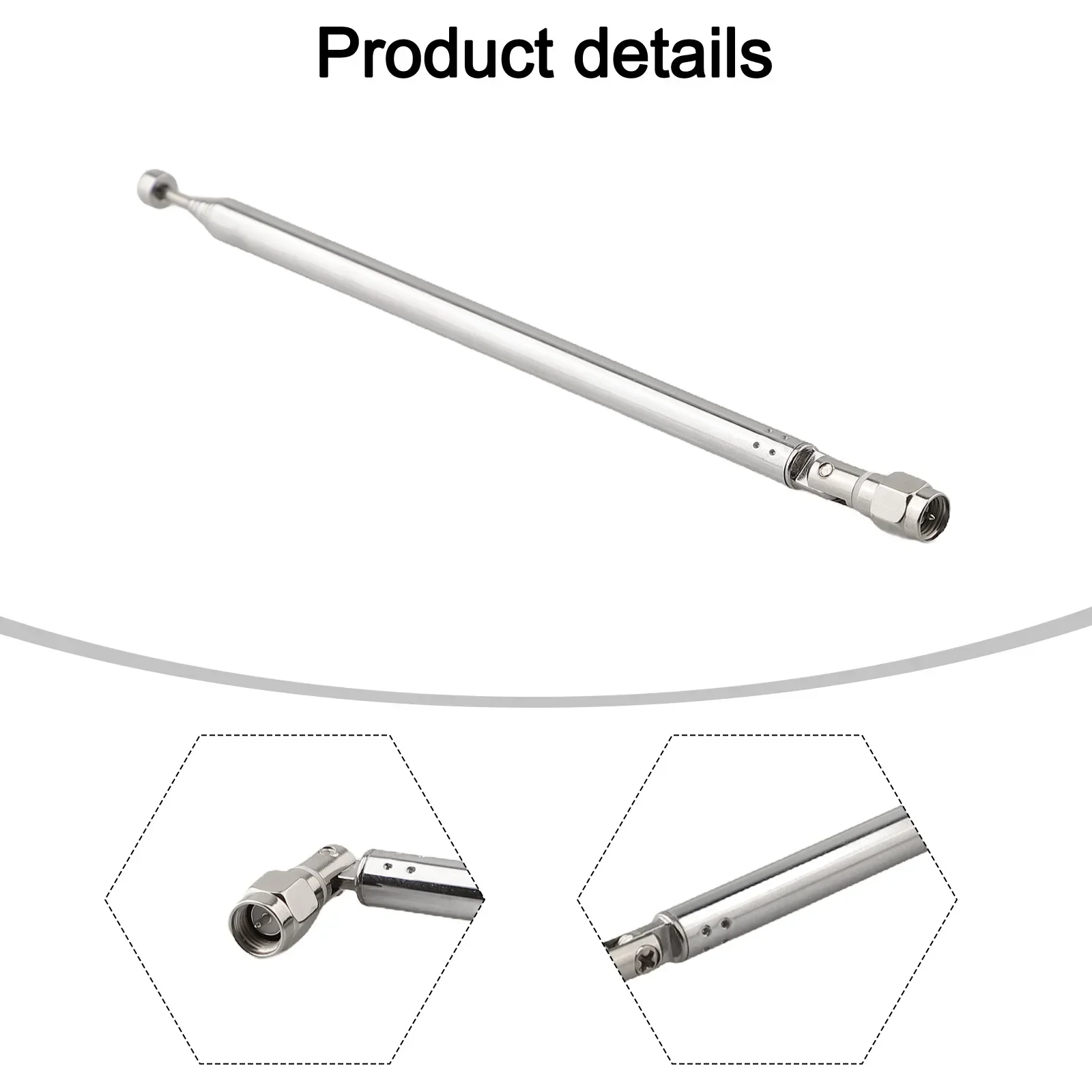 FM/AM Radio Antenna Radio Receiver Antenna Compact Design Improved Reception Modern Appearance Sturdy Construction