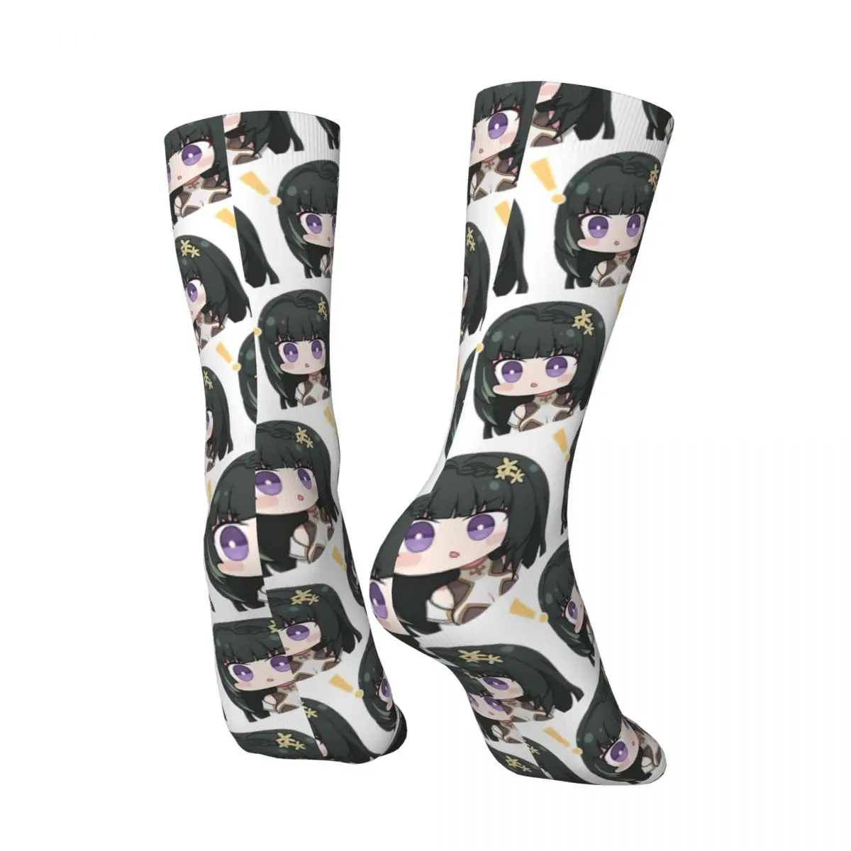 Hip Hop Vintage Adorable Crazy Men's compression Socks Unisex Wuthering Waves Harajuku Pattern Printed Funny Novelty Happy Crew