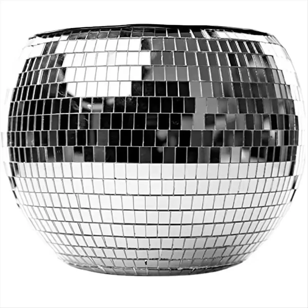 KSOL 10-Inch Disco Ball Ice Bucket Silver Sparkly Mirror Ball Icebucket for Wine, Drinks, Home Bar Beverage Cooler for Partys