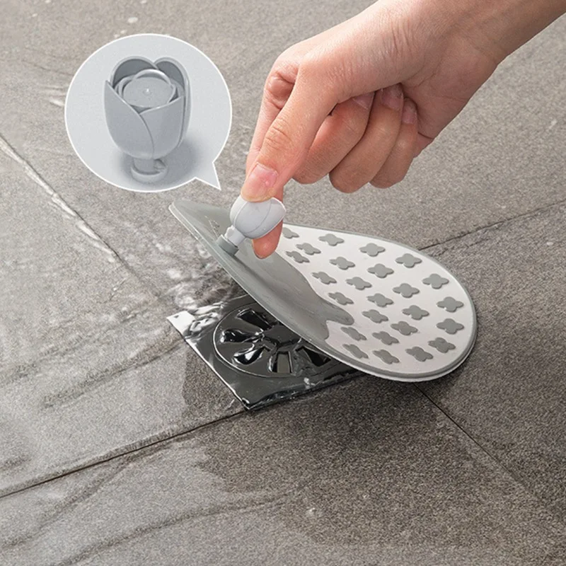 Floor drain deodorizer, silicone pad, toilet odor control sealing cover, blocked toilet drain to prevent odor return