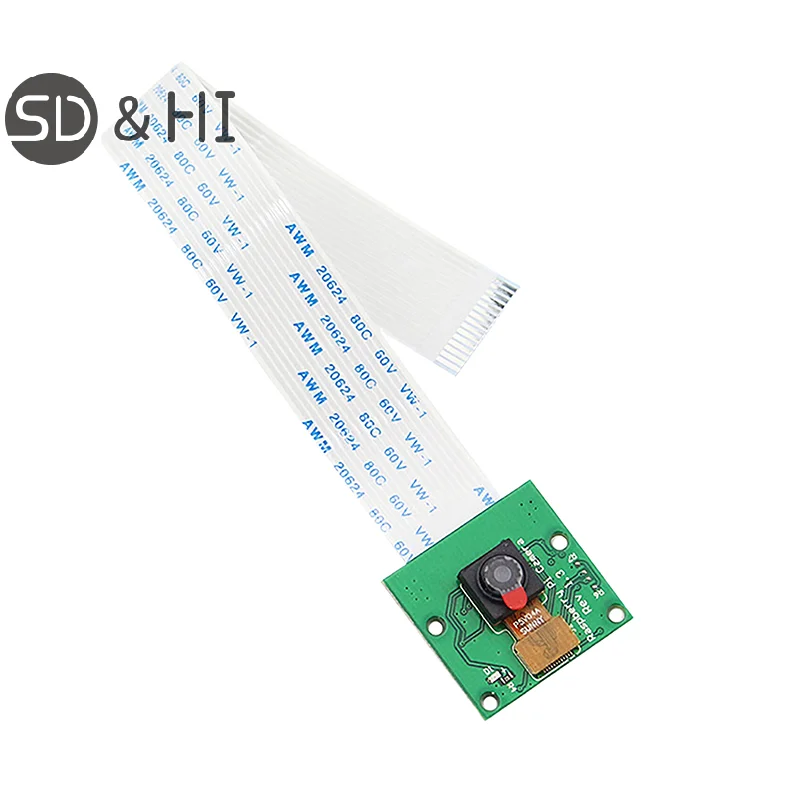 For Raspberry Pi Camera Module 5MP 1080p With OV5647 Sensor Video Module For Raspberry Pi 2, Pi 3 3B+, Pi 4 , Pi Zero