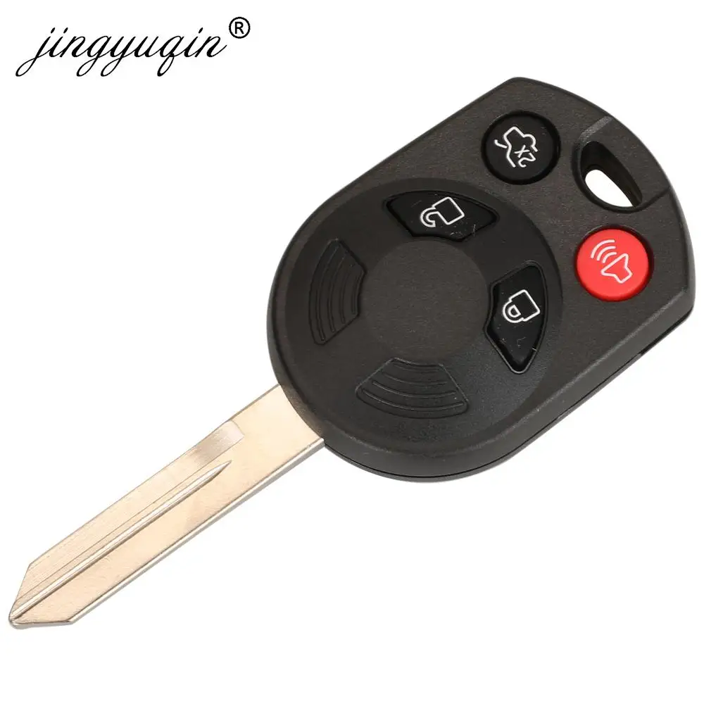 jingyuqin 4 Buttons Remote Key Shell Case Fob For Mercury FORD Edge Escape Expedition Flex Fusion Mustang Taurus Lincoln