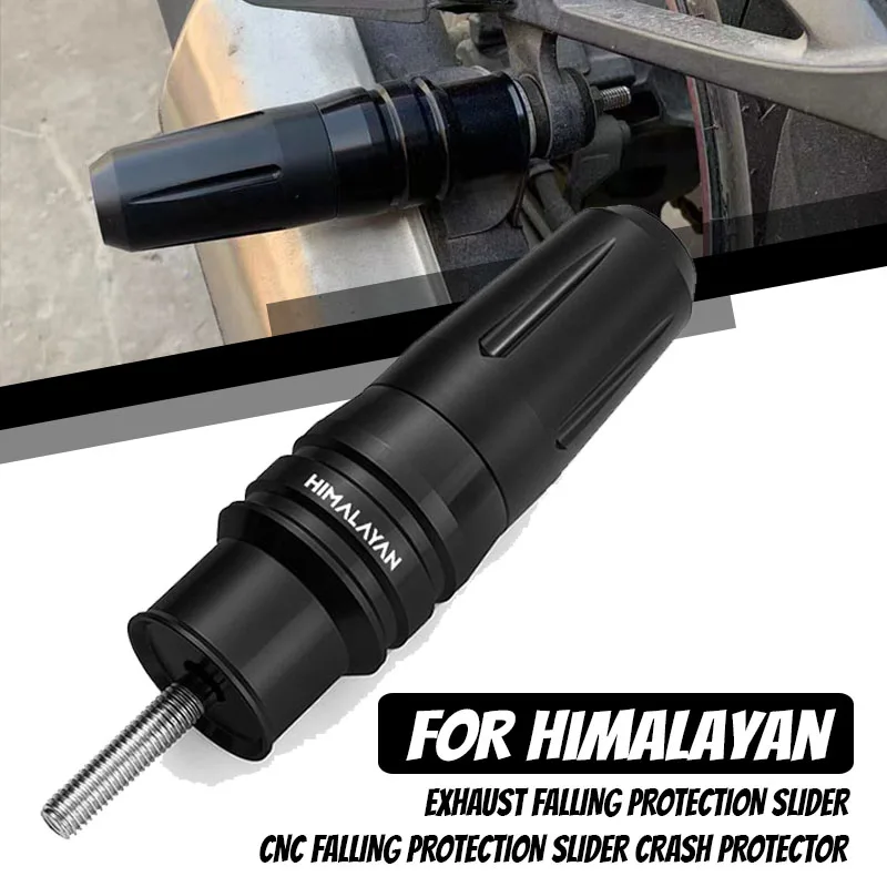For Royal Enfield Bullet/Meteor/Classic 350 500 Interceptor 650 Himalayan 411 400 Exhaust Slider Crash Anti-collision Protection