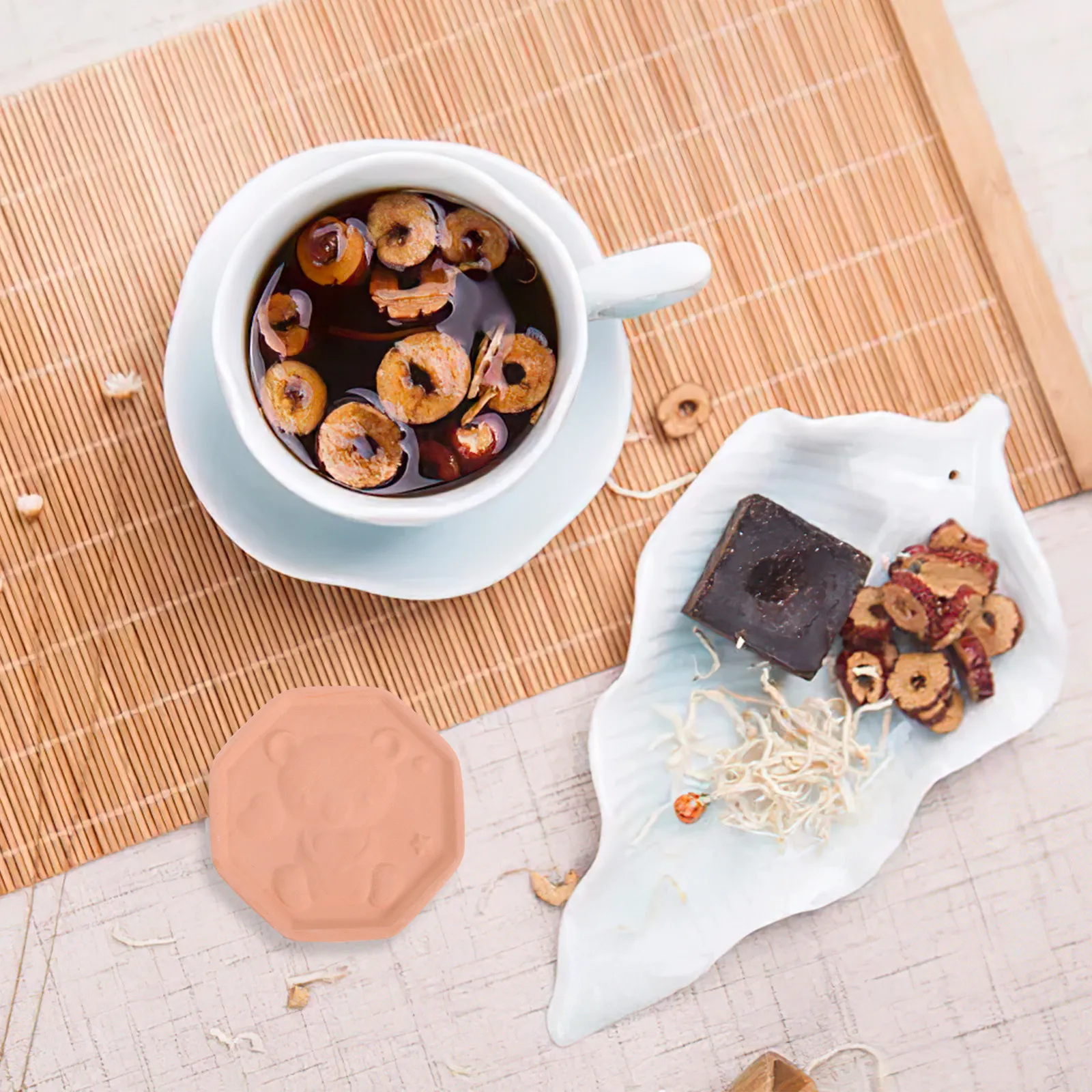 

Reusable Brown Sugar Softening Disk Terracotta Stone Saver for Food Container Keep Sugar Soft Moisture Regulator Kitchen Pantry