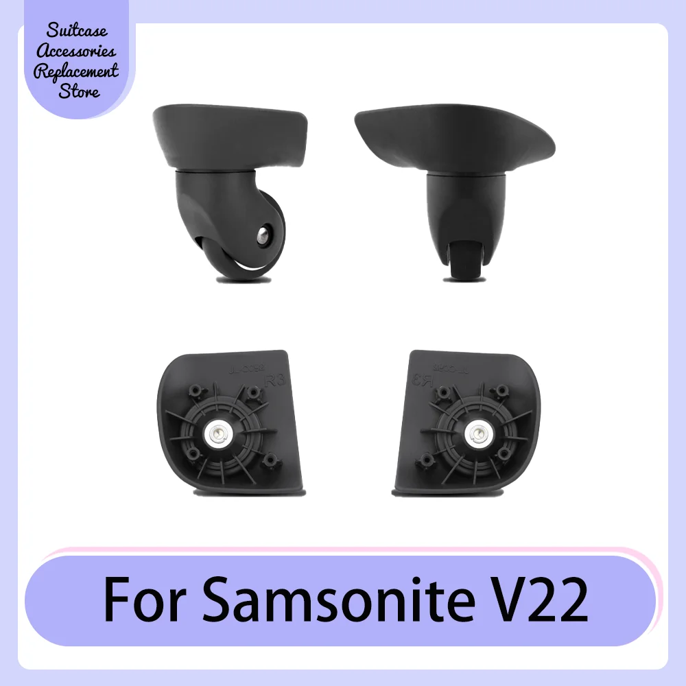 Adapt To Samsonite V22 Silent Wheel Universal Wheel Travel Suitcase Repair Travel Accessories Wheels Smooth Save Effort Suitcase