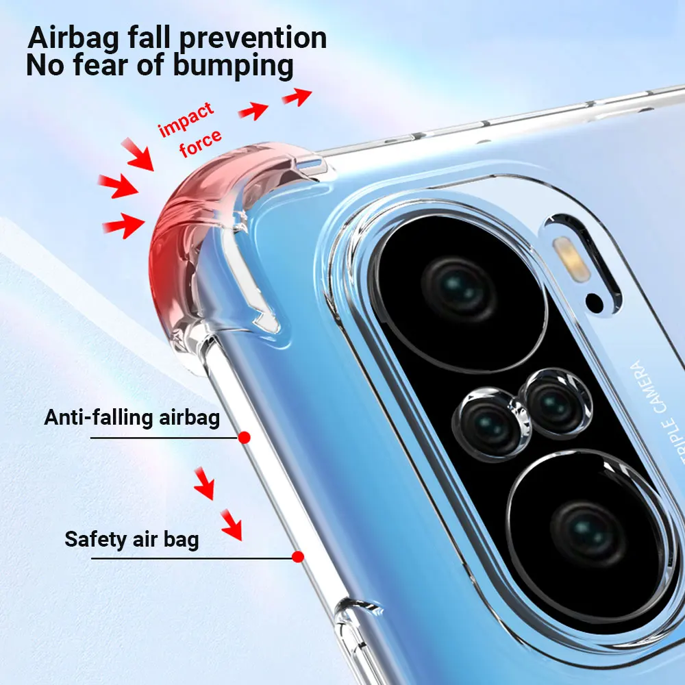 Shockproof Airbag TPU Case Tecno Pova 6 Pro 5G LI9 Coque Clear Soft Silicone Phone Case for Tecno Pova 6 5G Protect Cover Funda image 5
