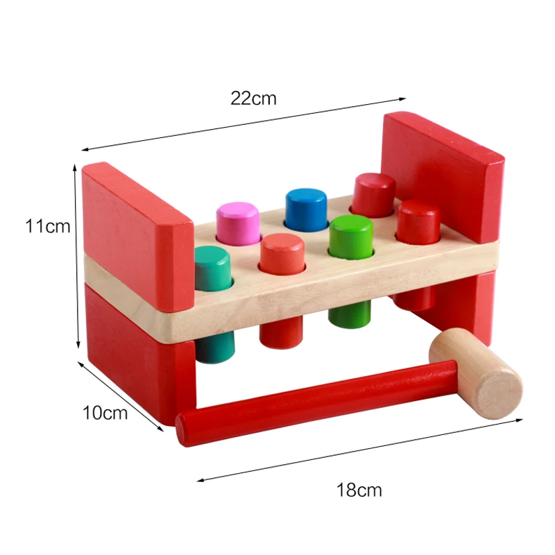 Houten Kleurrijk Puzzelbord Voor Peuters 3-5 Jaar Oud Kleuters Jongens & Meisjes Beukende Bank Puzzels Voor Baby