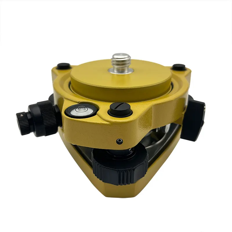 Yellow Tribrach With Optical Plummet & GPS Tribrach Adapter Carrier With 5/8\