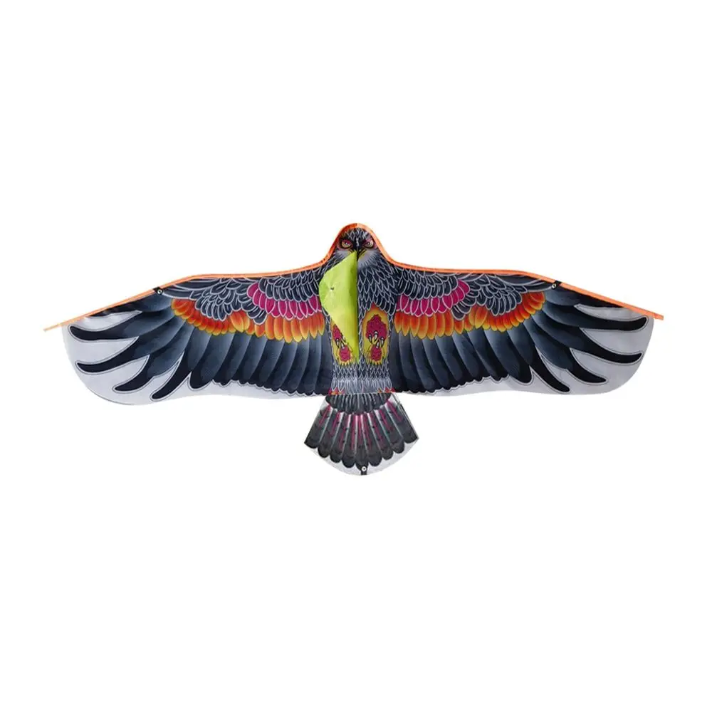 1.1m Eagle Kite With 30 Meter Kite Line Large Eagle Flying Bird Kites Family Trips Garden Outdoor Sports DIY Toy Children Gift