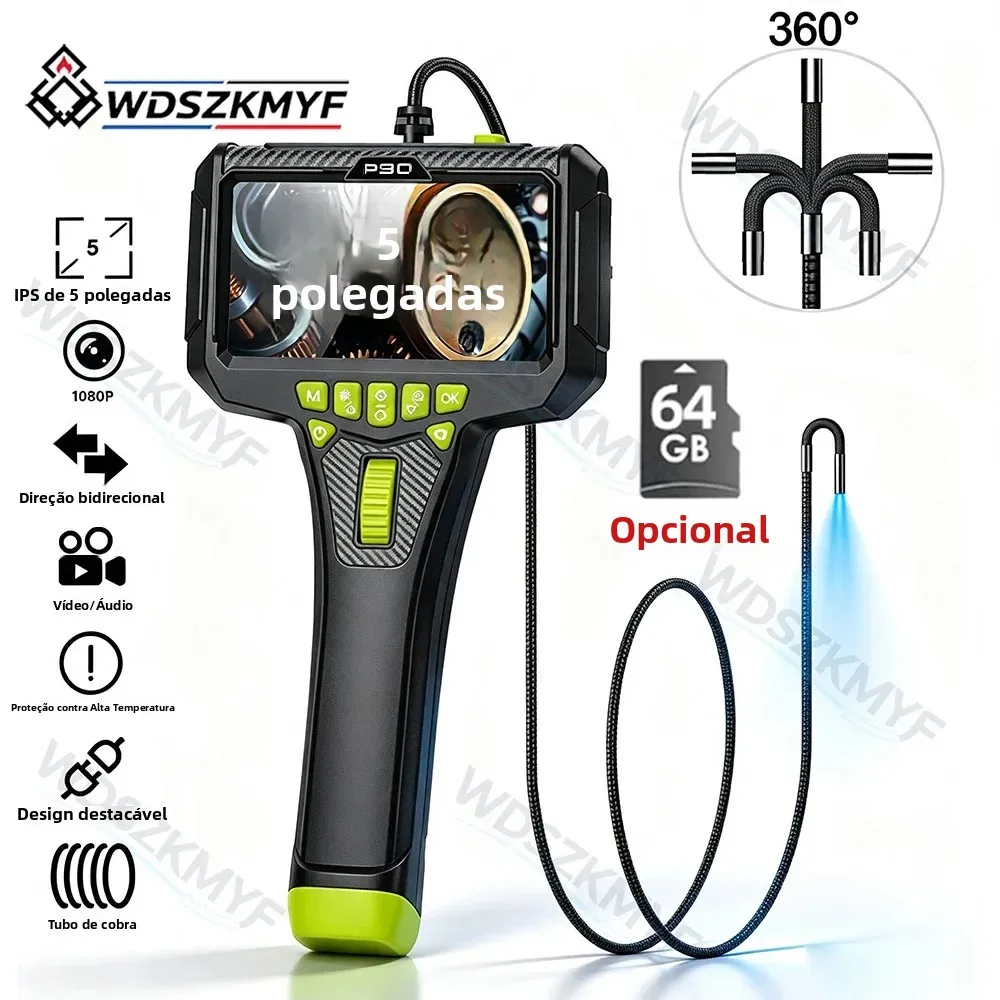 360°-steering-industrial-endoscope-camera-6mm-5-ips-screen-single-lens-waterproof-inspection-borescope-for-car-pipe-repair