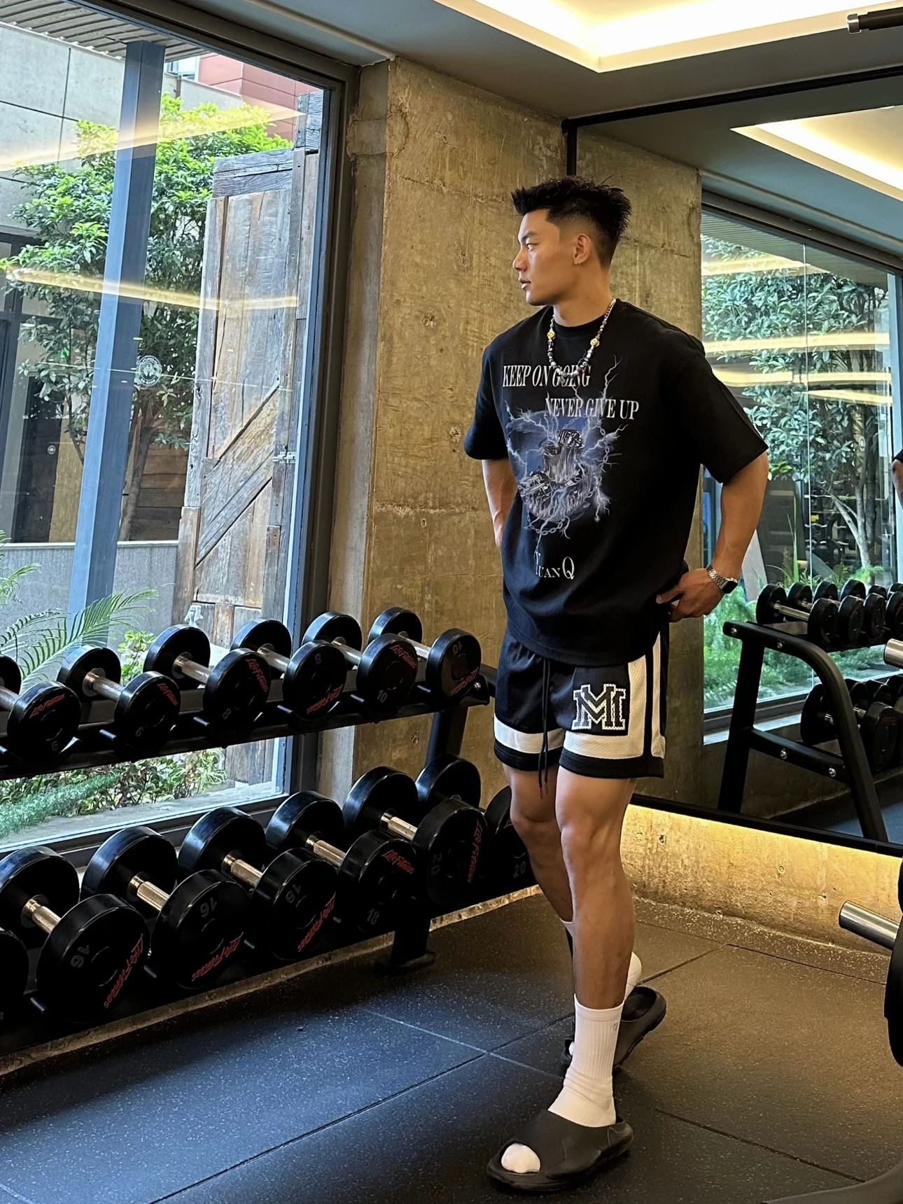 

Мужские баскетбольные орты с буквенным принтом American High Street, летние дышащие повседневные спортивные орты длиной до колена