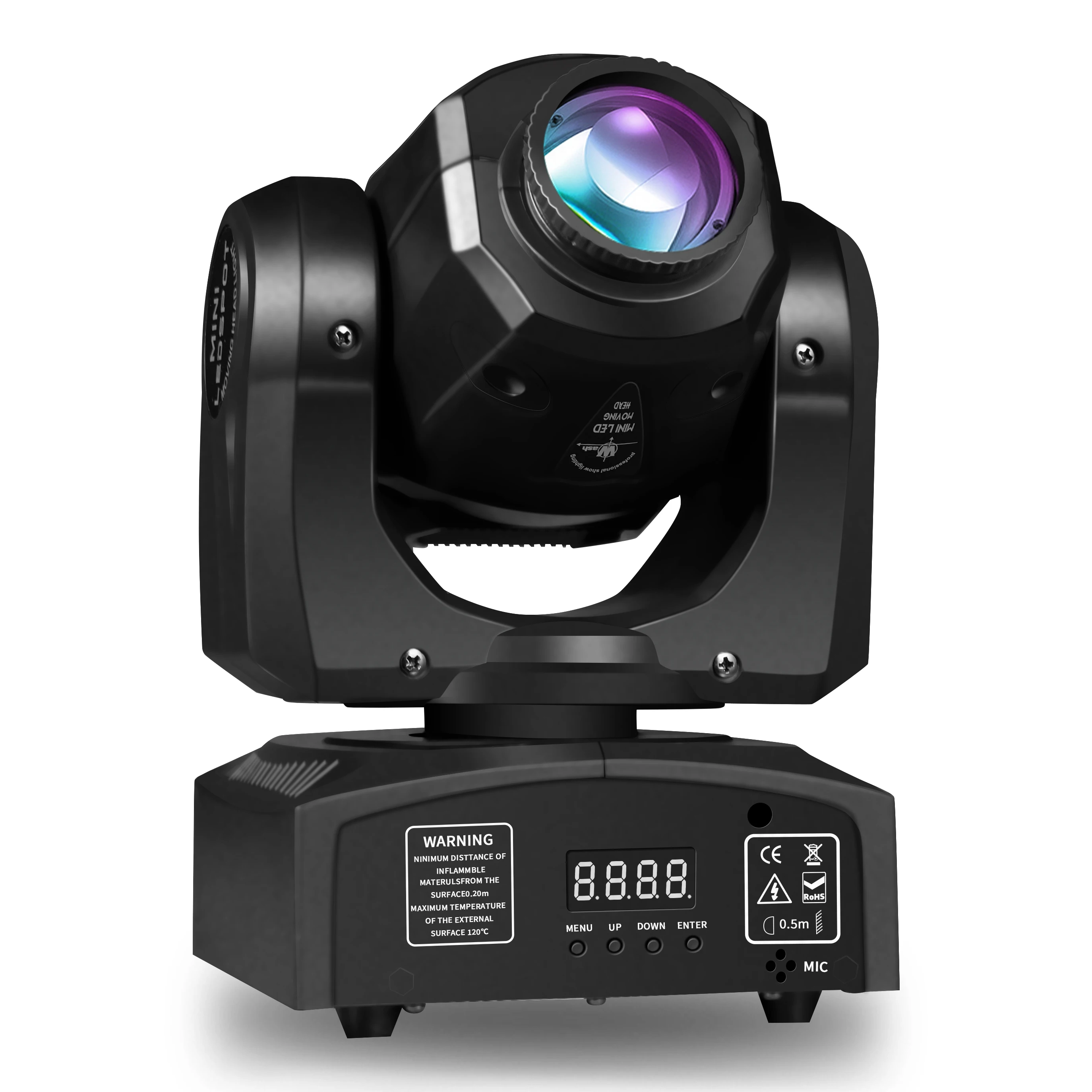 2 STUKS 60 W Moving Head Spot Light Beam Podiumverlichting Effect Mini Patroon Projector DMX/Muziek Controle voor Disco Dance Party - afbeelding 2