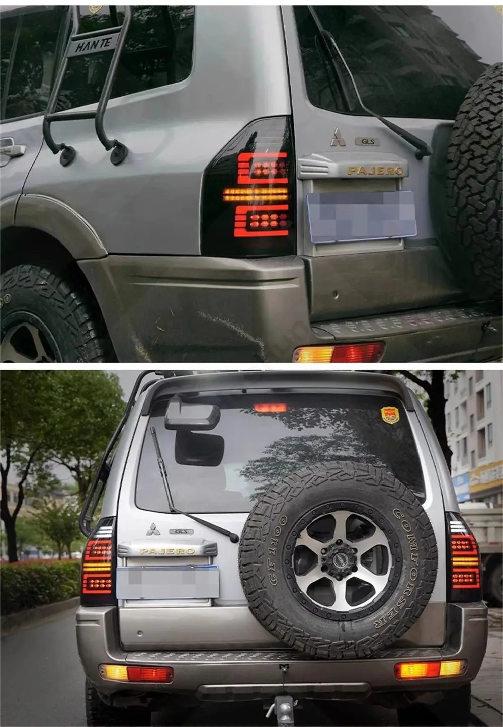 

Modified LED Tail Lights 12V For Mitsubishi Pajero V73 V75 V77 V87 2009 - 2022 Led Tail Lamp With Car Rear Back Auto Accessories