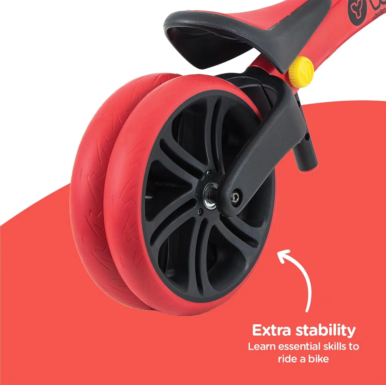 Junior Toddler Balance Bike | 9 Inch Wheel No-Pedal Training Bike for Kids Age 18 Months to 3 Years