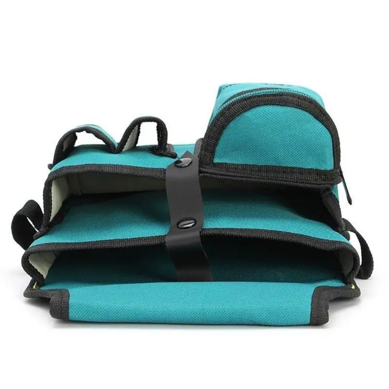 Electrician Waist Tool Bag Multifunctional Canvas Hardware Oxford Kit Waterproof Belt  Hanging Type Tool Pouch