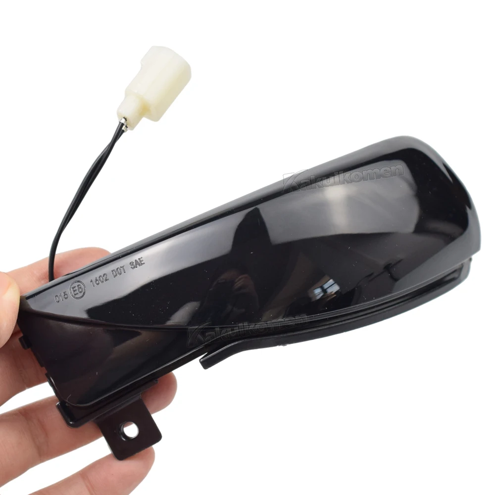 LED ديناميكية بدوره مصباح إشارة لمازدا 3 BL 2008-2014 لمازدا 6 GH 2007-2015 الجانب مرآة الوامض متتابعة المتعري مكرر