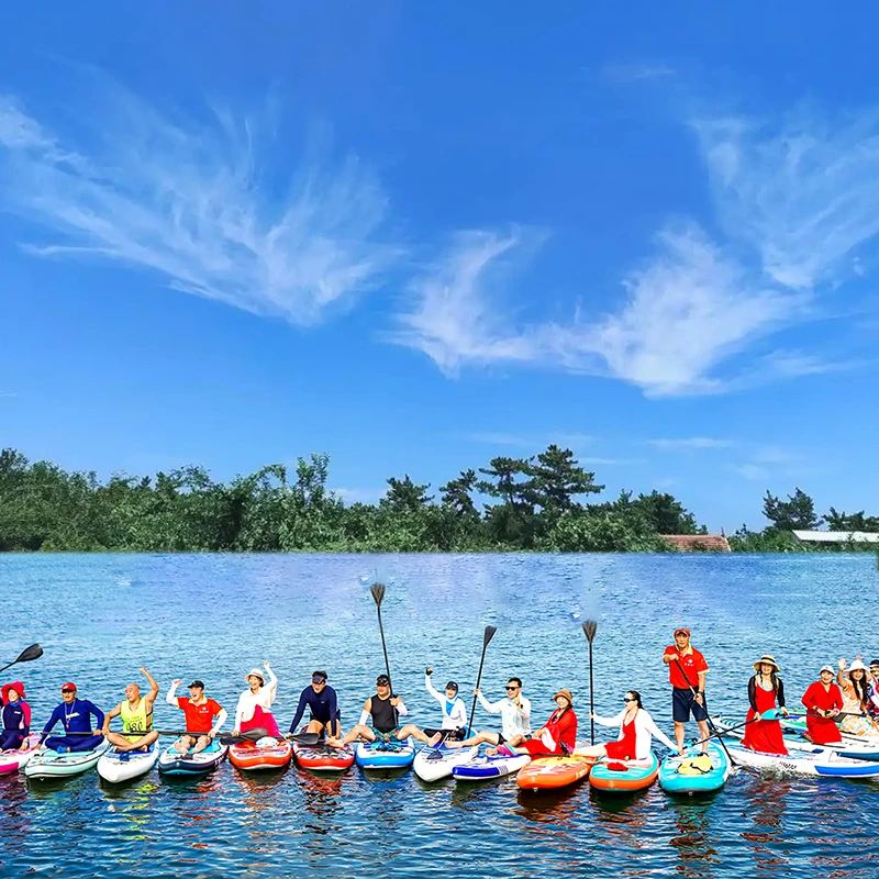 Thick Inflatable SUP Board Non Slip Stand Up Surfboard Adult Beginner Water Ski Paddle Board Lake Sea Water Sport Equipment