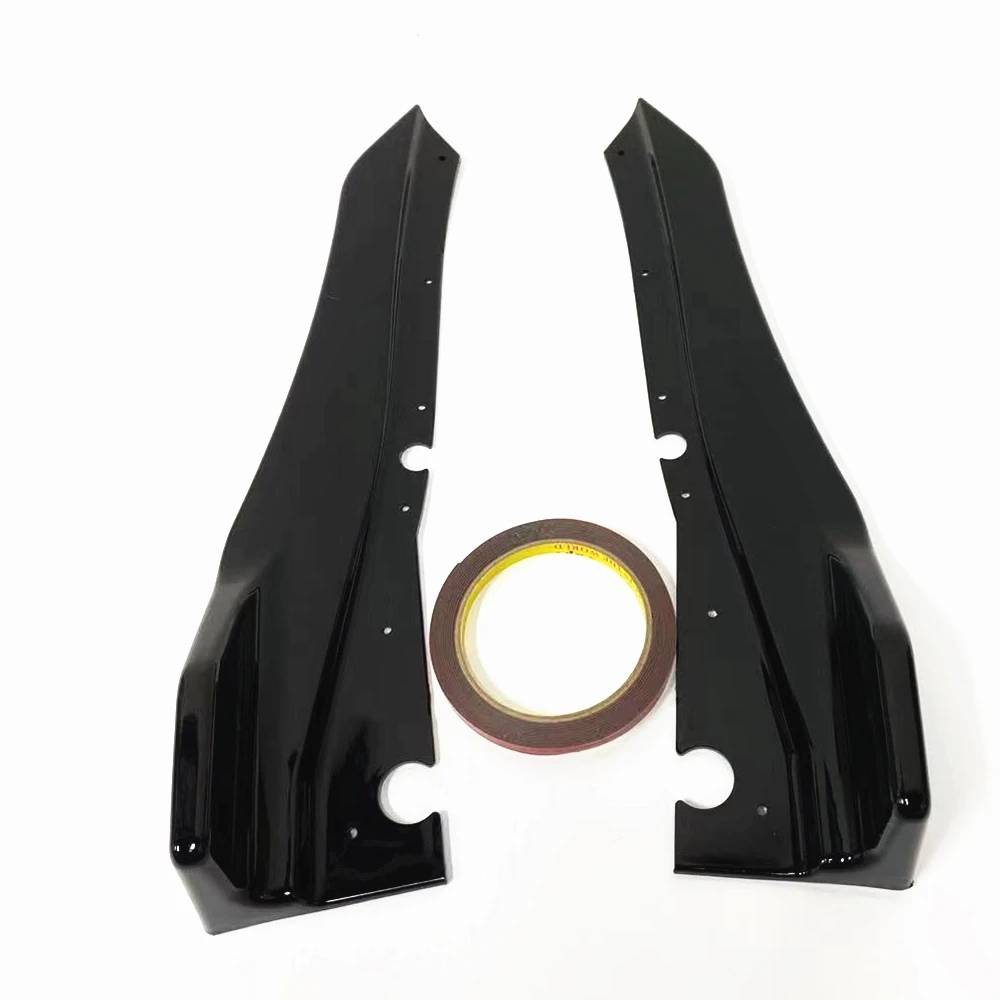 

Rear Diffuser Spoiler Lip W/ Lamp & Lower Side Spoiler Guard Corner For Infiniti Q50 2018-2022