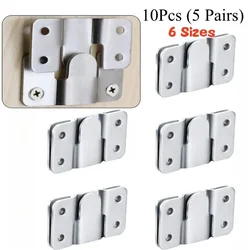 10pcs Interlock Hanging Buckle Flush Mount Bracket Furniture Connector Wall Picture Frame Hanger Display Photo Frame Hooks