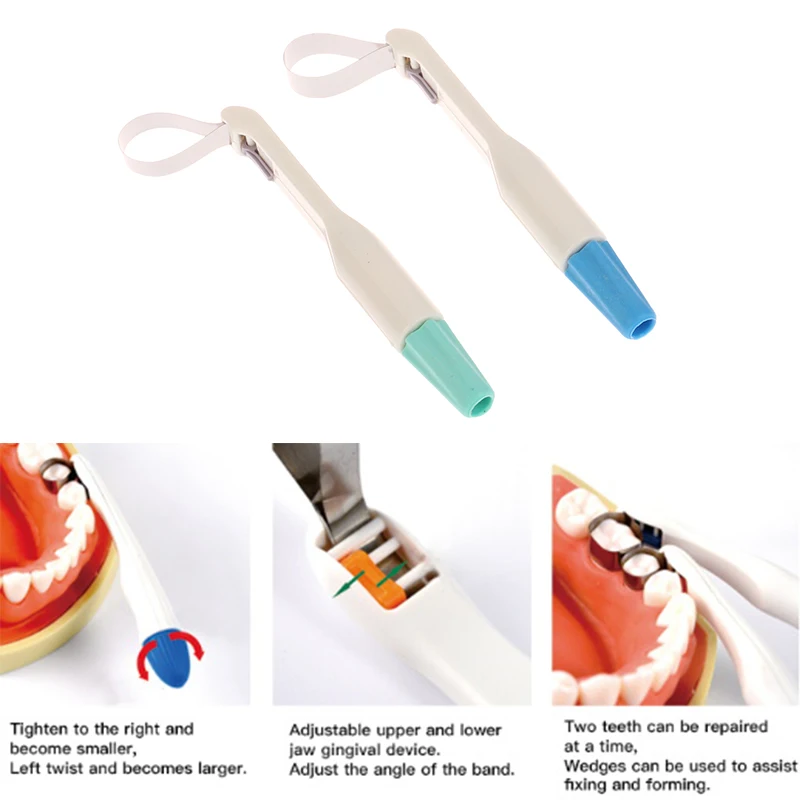 Sistema de matriz Dental para laboratorio, banda de acero inoxidable tipo rollo, materiales de corona Dental, herramientas de instrumentos médicos desechables