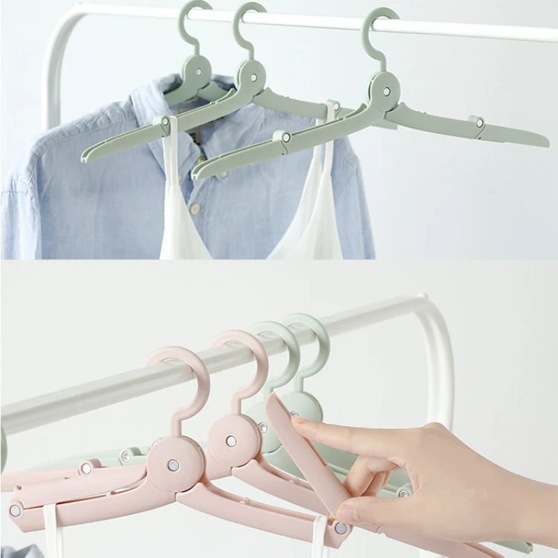 Travel Mini Portable Travel Hangers Dormitory Multi-functional Hangers Travel Folding Hangers Storage Device Organizador De Ropa