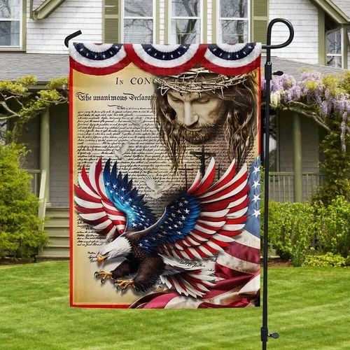 Eagle Christian Jesus American Flag Graden Flag XXH LLP LLX uui