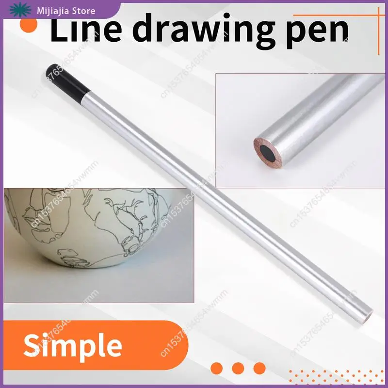 أقلام الرصاص المزججة السوداء، أقلام الرصاص المزججة لفرق الفخار، قلم التزجيج الدقيق لبيع الفخار