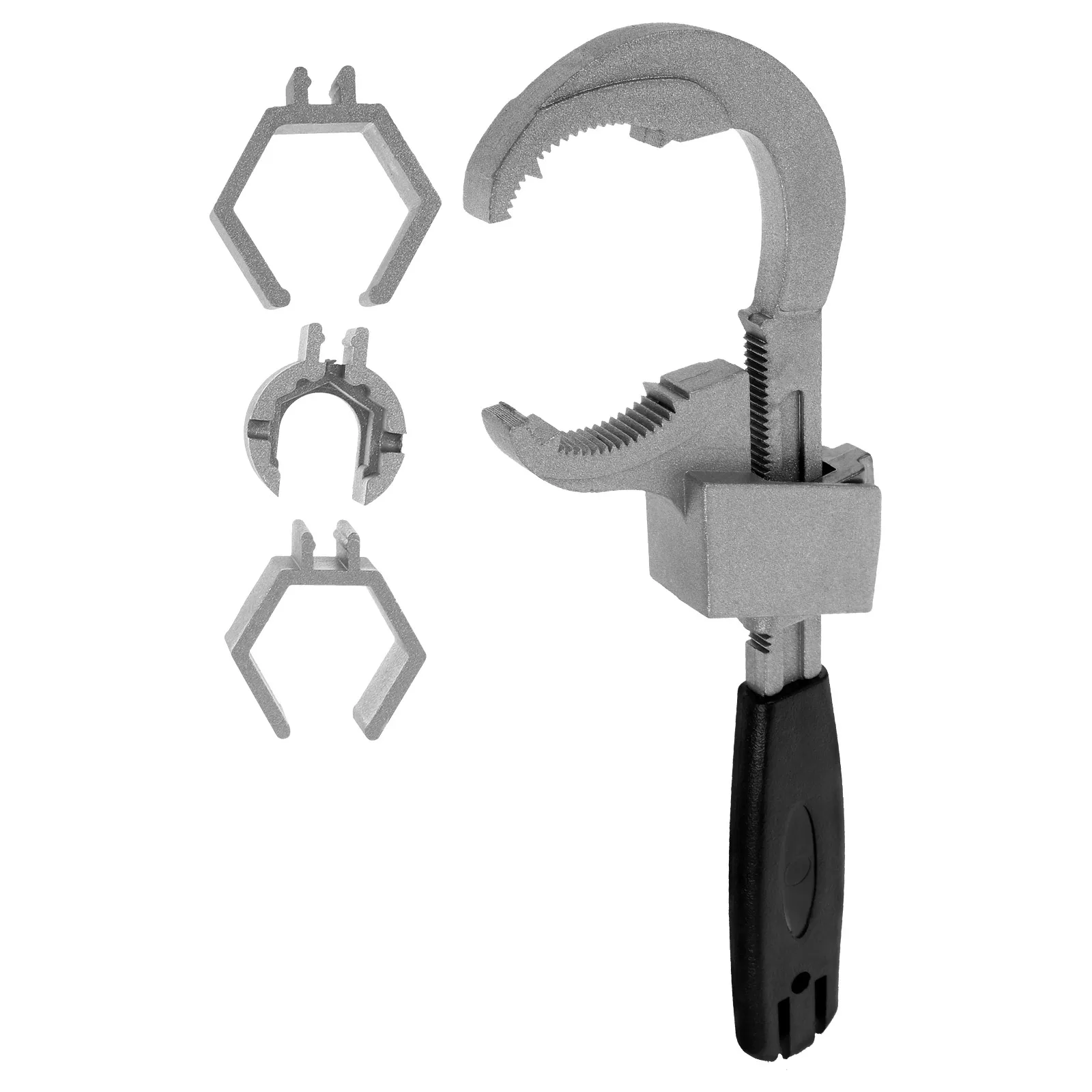 

Universal Adjustable Wrench Sink Bathroom Plumbing Tools Monkey Red Aluminum Alloy Lightweight Material Heat Treatment Wide