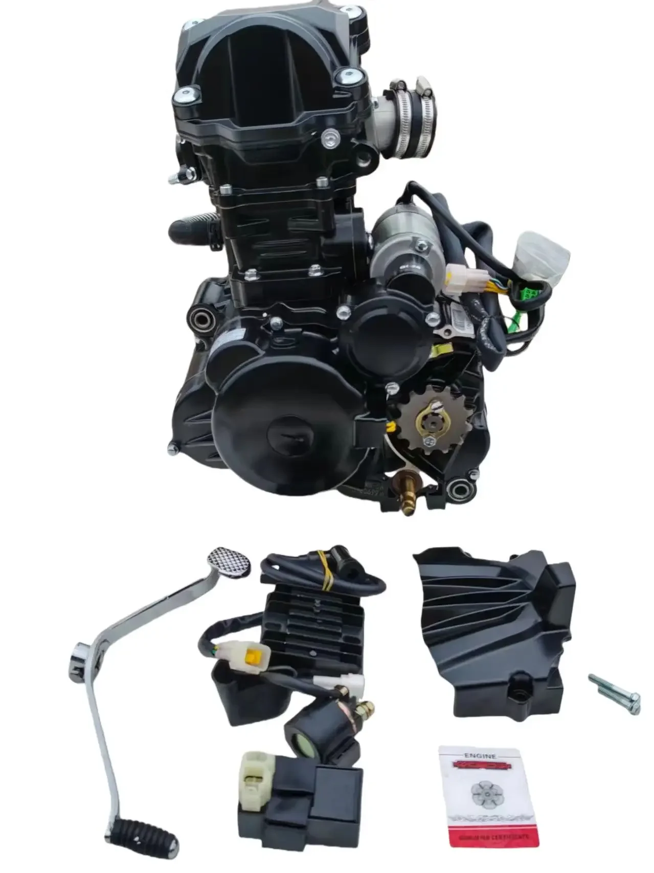 Zongshen NB300 Engine Assembly Modified 300cc Motorcycle Engine Water-Cooled Four-Valve ZS174MN-5 Large Displacement High Racing