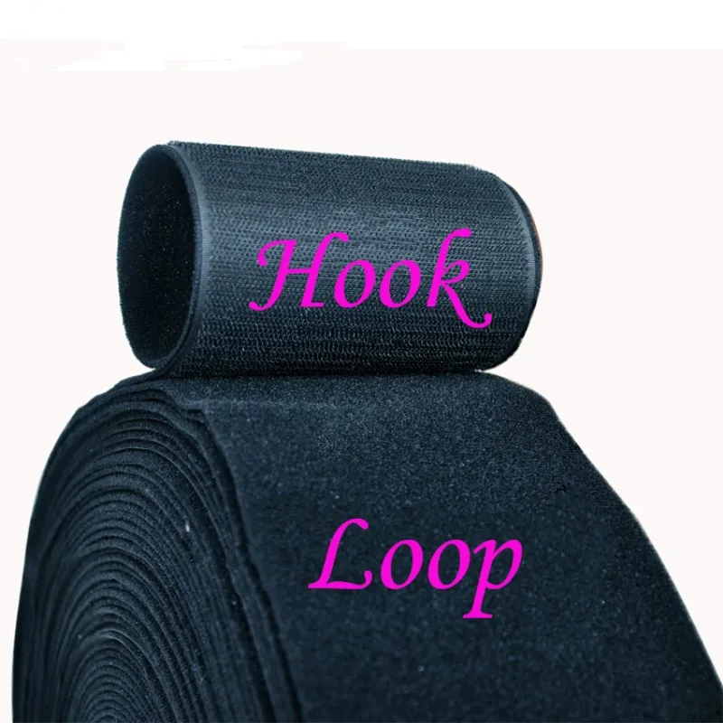 25/50yard 1cm 1.5cm 2cm Roll Reusable  Strap Tie Back To Back Hook Loop Cable Ties Home Kitchen Nylon Fastener Accessorys
