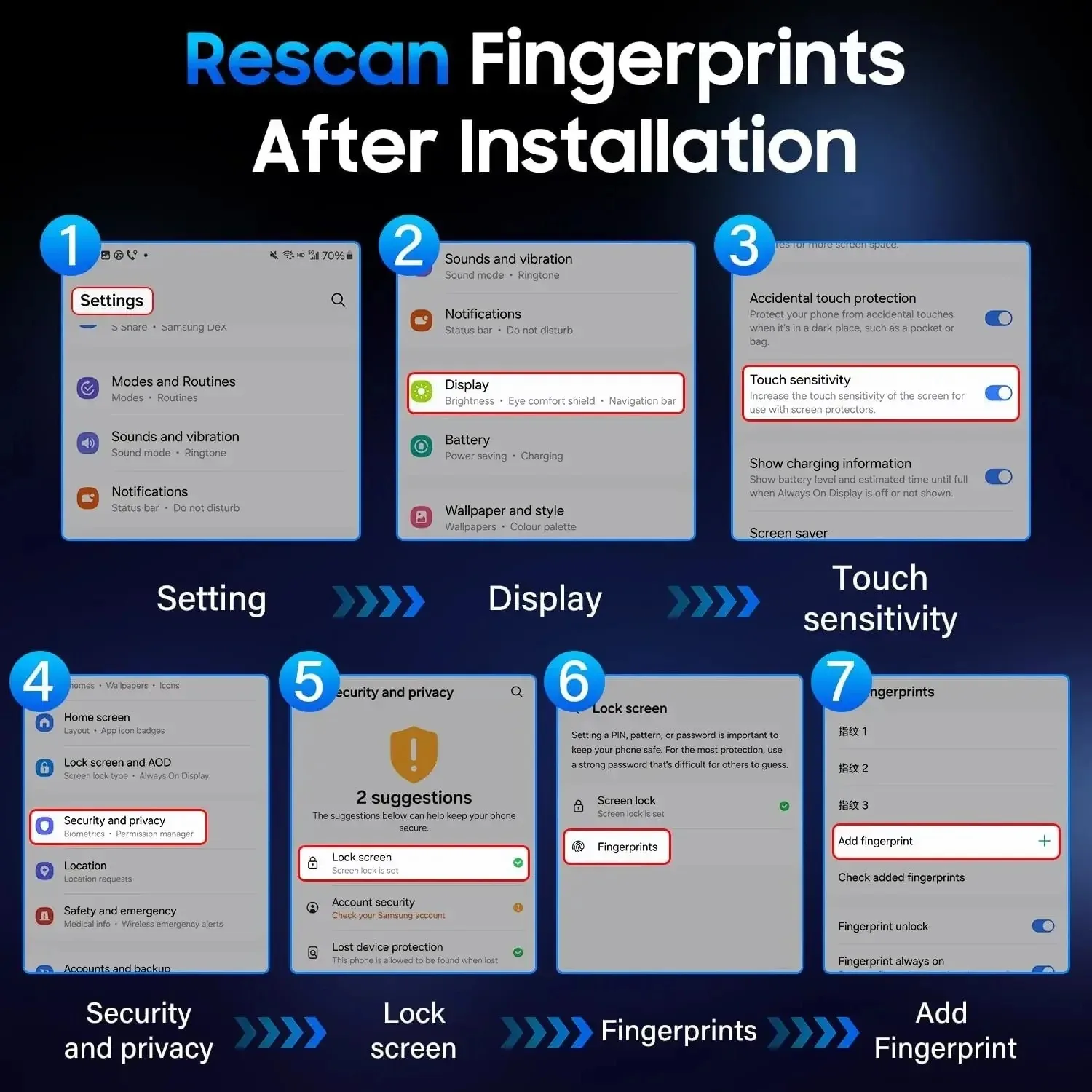 2 قطعة HD حامي الشاشة الزجاج المقسى فيلم لسامسونج غالاكسي S25 S24 الترا S23 S22 S21 زائد A25 A15 A35 A34 A53 A54 A55 A73 A