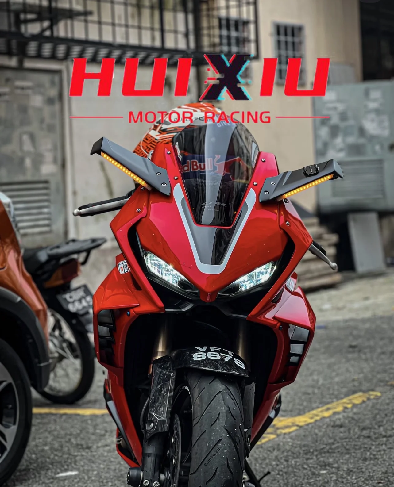 

For Honda CBR650R cbr650r 2018-2021 2022 2023 accessories Motorcycle Front Light Cowl Side Winglet Wind Fin Spoiler Trim Cover