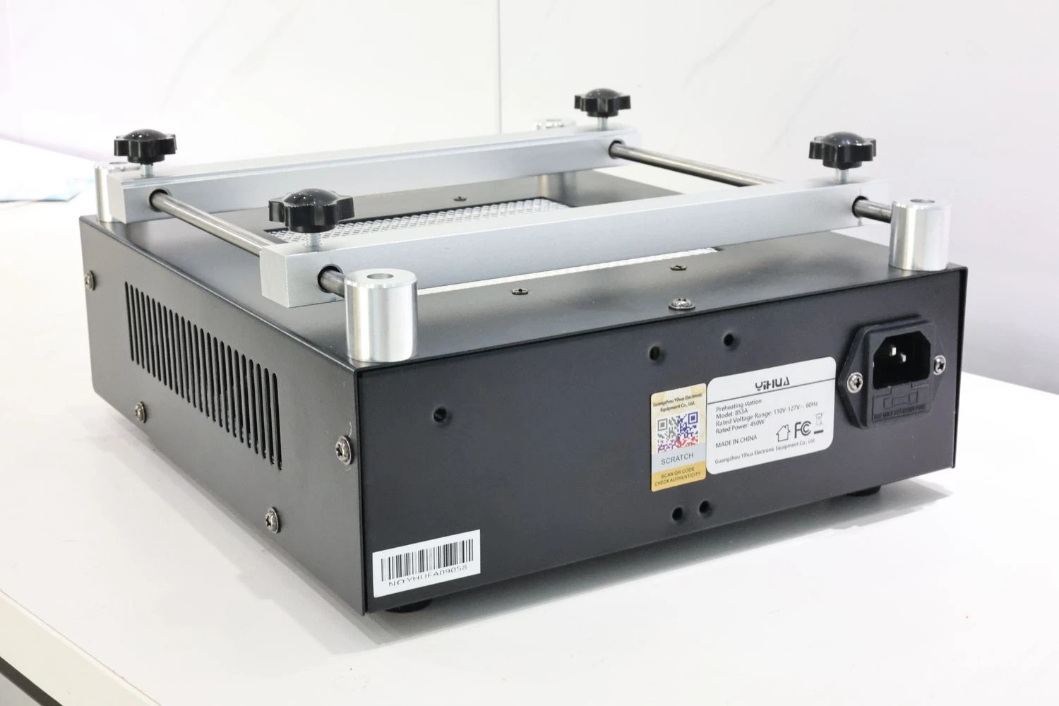 

Yihua 853A constant temperature lead-free preheating table BGA repair table desoldering display hot air soldering iron 2-in-1