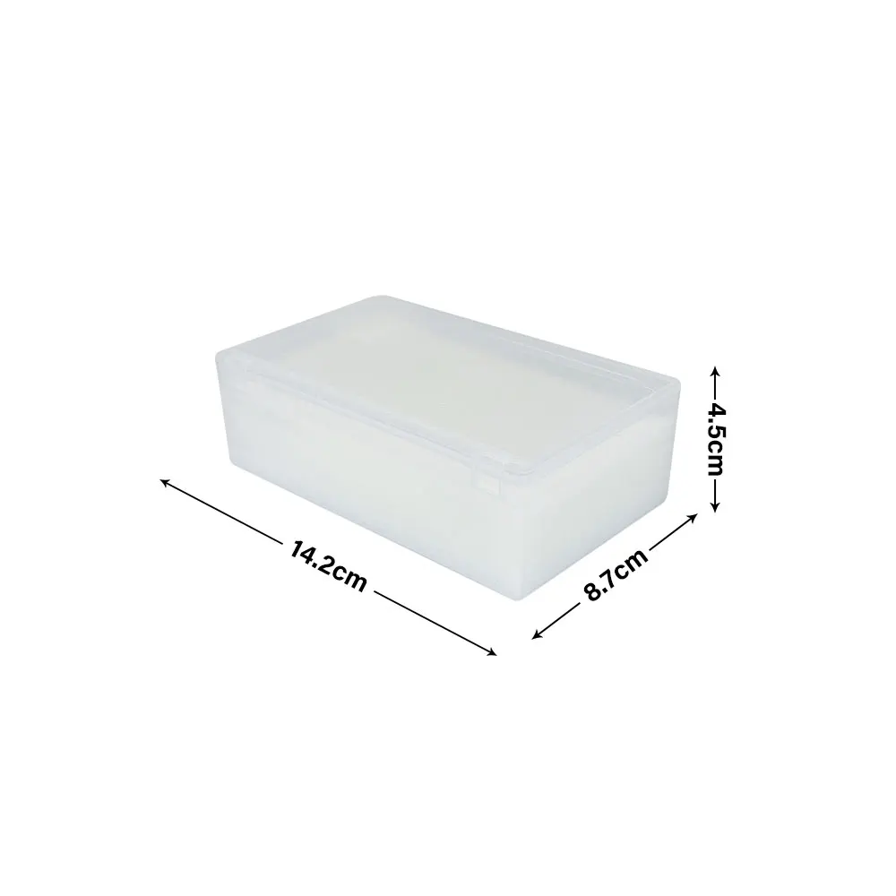 Sponge Box For Dentures Dental Implant Storage Plastic Tooth Box With Foam Sponge Denture Storage Boxes Placement Box 5pcs