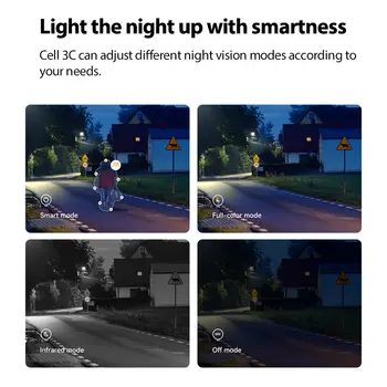 IMOU Cell 3C se solárním panelem, 2K WiFi kamera, 5000mAh baterie, bezdrátová IP66, inteligentní barevná noční vidění, domácí bezpečnostní kamera 10 nejlepší prodej veo kamera - №6