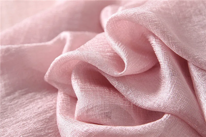 2023 luxus Marke Frauen Mode Schal Plain Solide Seide Leinen Schals Schals Sommer Dame Bandanas Pashmina Foulard Hijab 180*90 cm – Detail 31