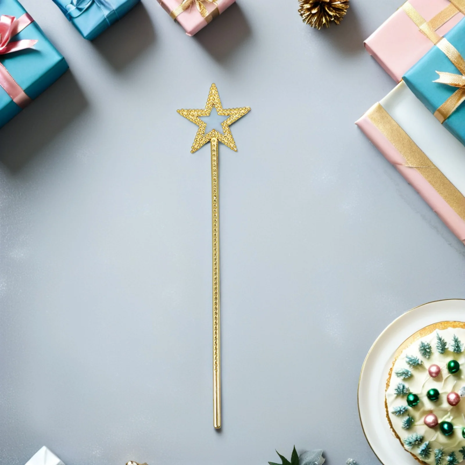 

15Pcs Hollow Star Fairy Wand Princess Stick for Birthday Masquerade Stage Performance Princess Wand Star Fairy Sticks