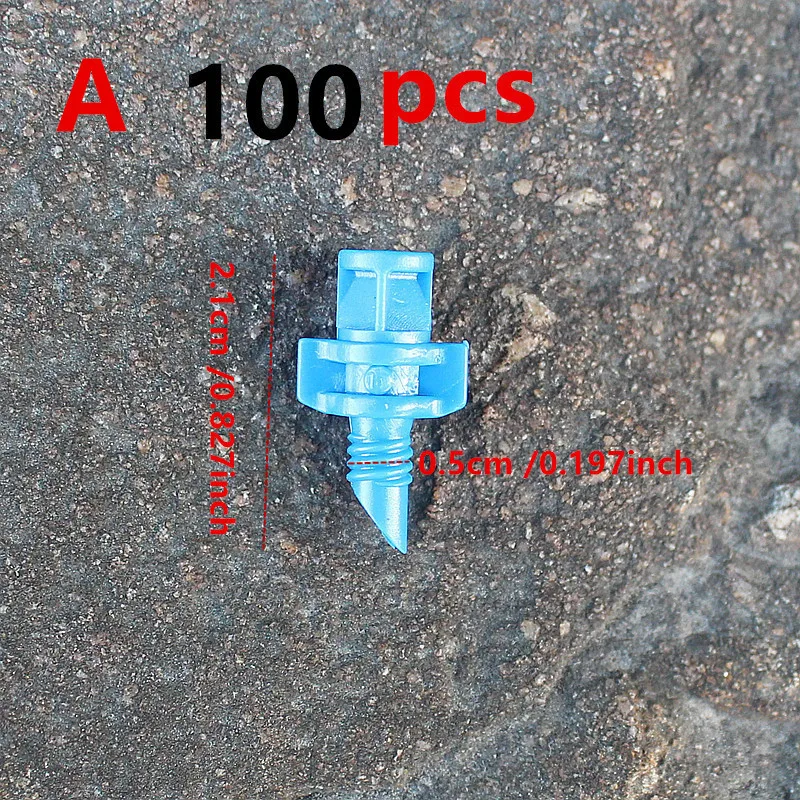 Micro Drip Adjustable Switchable Irrigation System Watering Sprinklers Emitter Drippers Single Head Atomization Nozzle