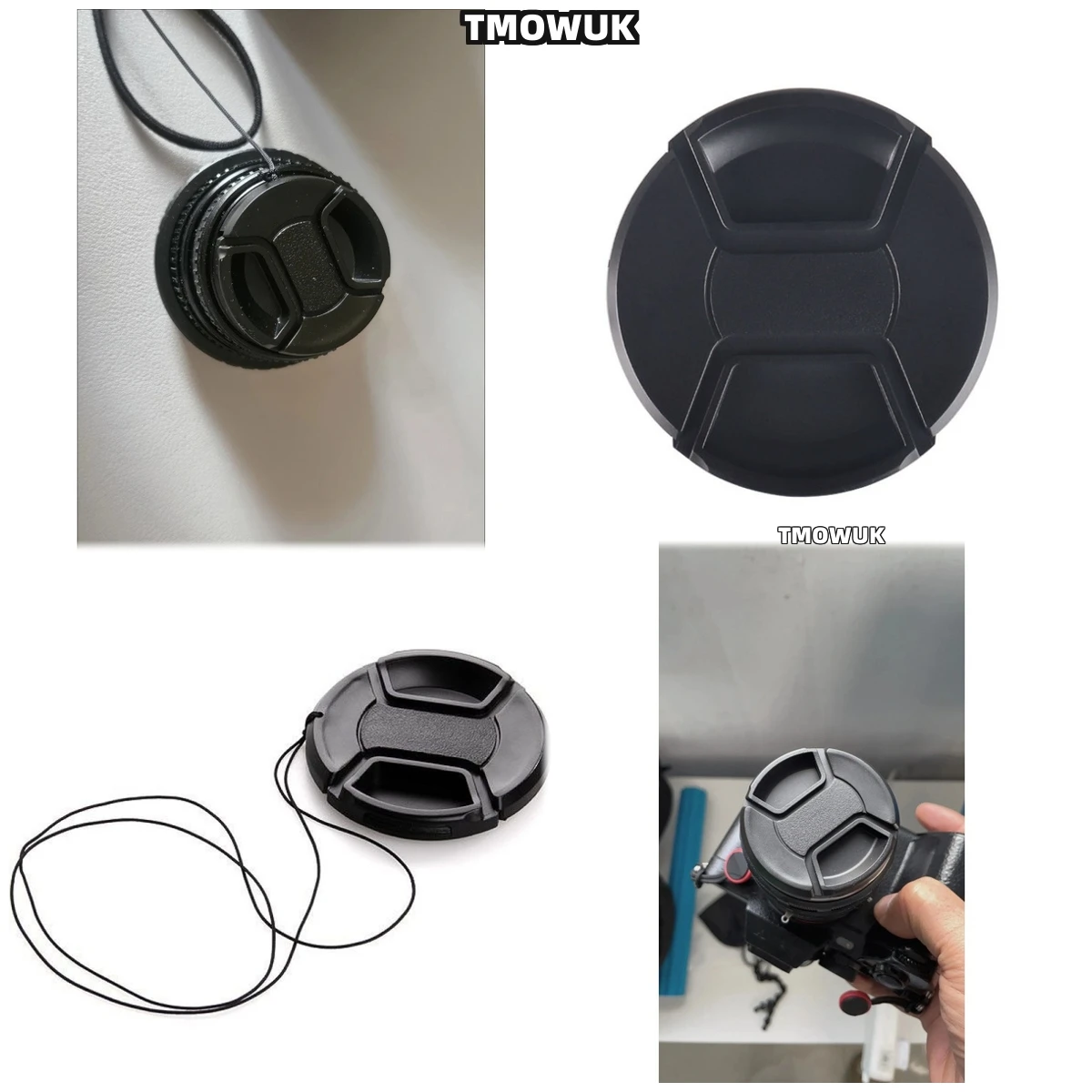 

For PENTAX K-1 Mark II Ist D LX K-50 KF Q10 K-3II K-5 II Camera Lens Cap Protective Cover Center Pinch Snap-on 49mm 52 55 58 62