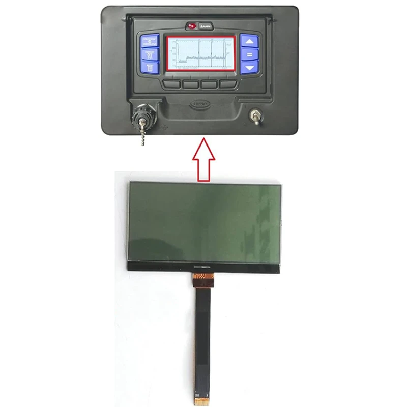 TRP LCD Display Replacement For Carrier APX Controller 76-50248-00 - AM / SDGG240128-1 / 3C.FPC.01036-03