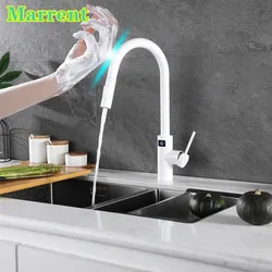 Digital Touch Kitchen Faucet Quality Stainless Steel Hot Cold Pull Out Kitchen Sink Mixer Tap Smart Touch Digital Kitchen Faucet