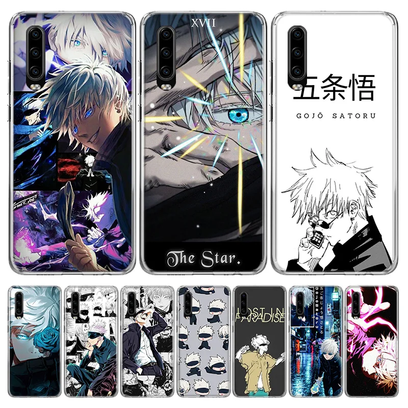 Kaisens Jujutsus Gojo Satoru Case Phone Cover for Huawei P30 Lite P40 P20 P10 Mate 10 20 Pro P Smart Z 2019 Y5 Y6 Y7 Y9S Trend F